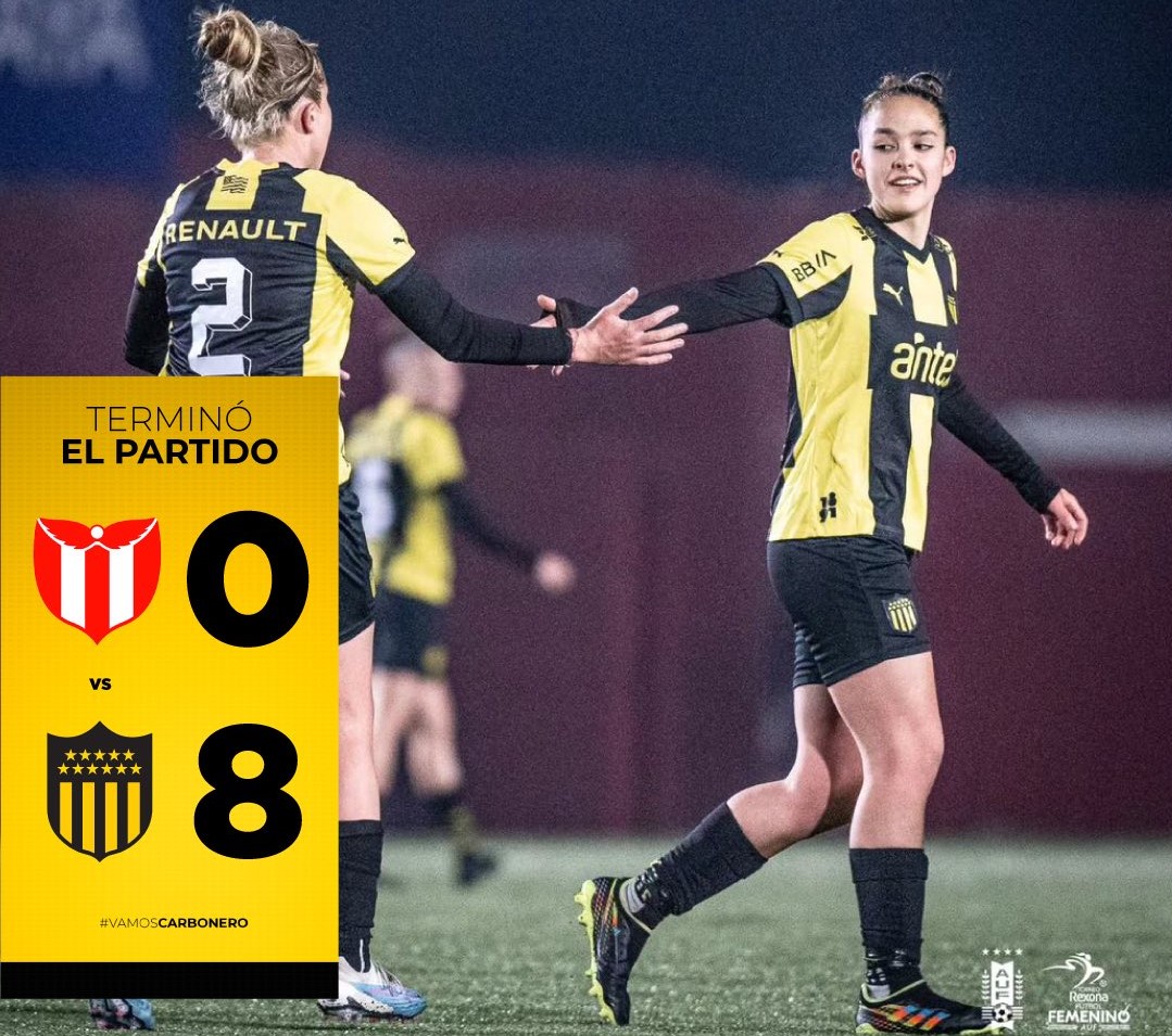 Fútbol Femenino  Peñarol 7-0 River Plate